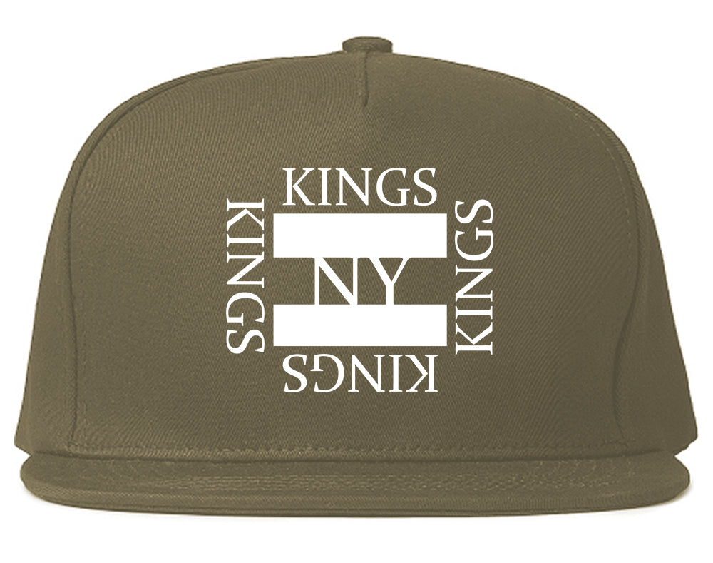 KINGS_Bootleg_High_Fashion Grey Snapback Hat