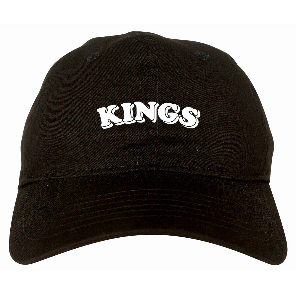 KINGS Bubble Letters Dad Hat in Black