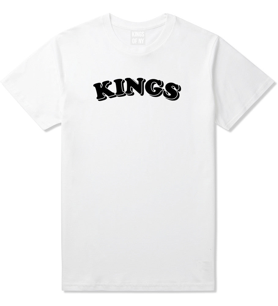 KINGS Bubble Letters T-Shirt in White