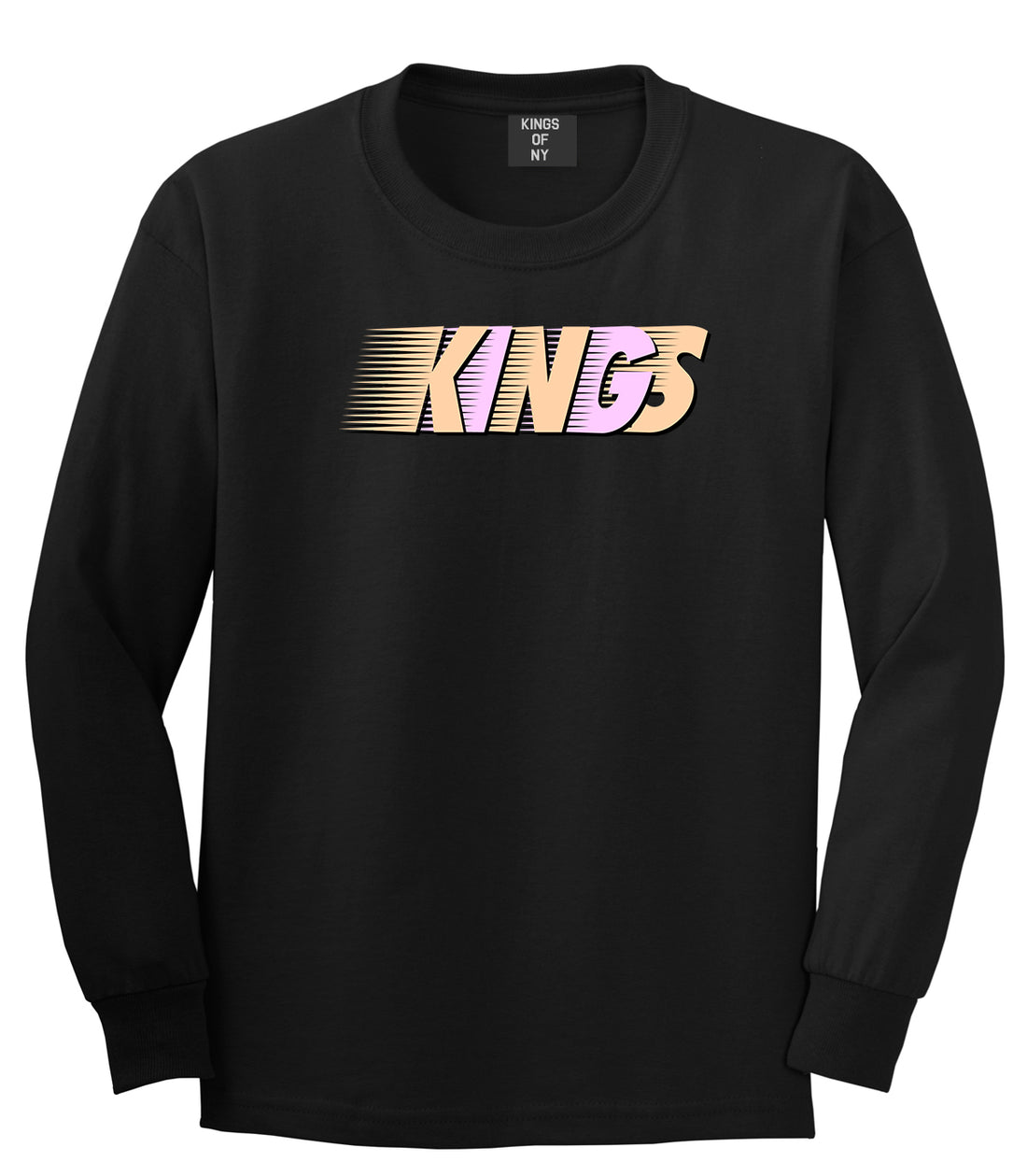 KINGS Easter Long Sleeve T-Shirt in Black
