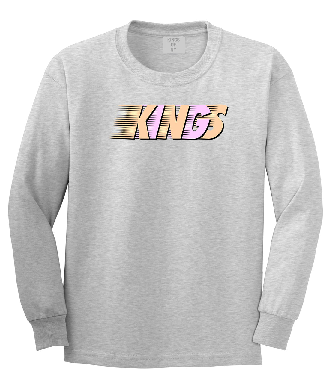 KINGS Easter Long Sleeve T-Shirt in Grey