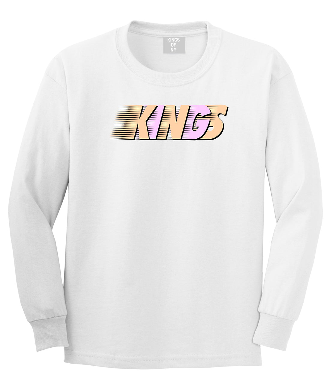 KINGS Easter Long Sleeve T-Shirt in White