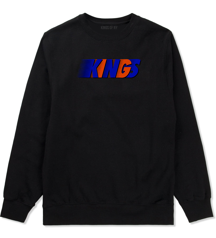 KINGS NY Colors Crewneck Sweatshirt in Black
