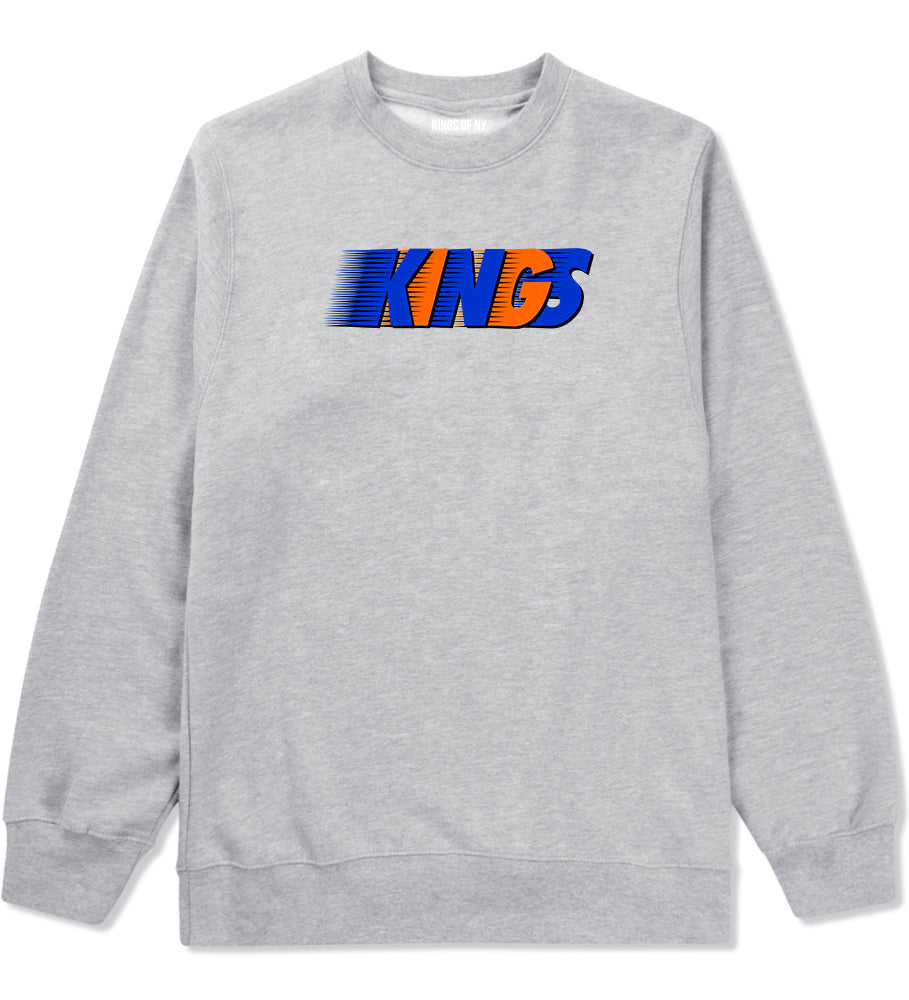 KINGS NY Colors Crewneck Sweatshirt in Grey