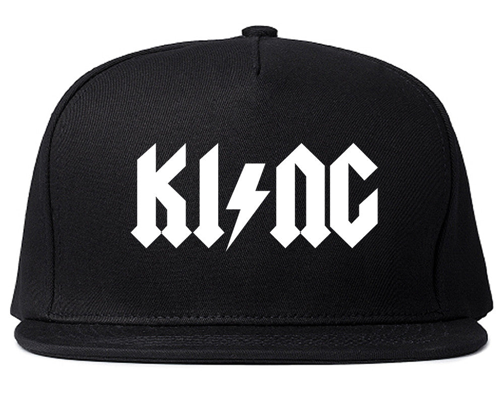 KI NG Music Parody Snapback Hat Cap in Black