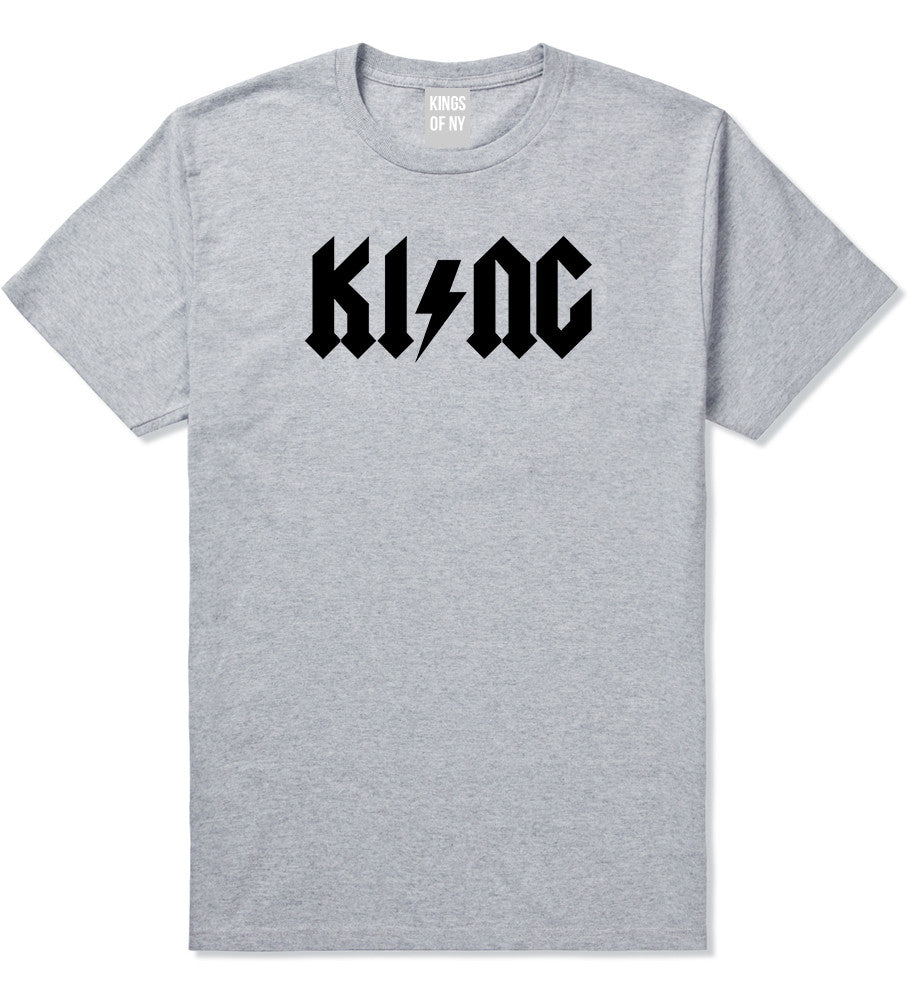 KI NG Music Parody T-Shirt in Grey