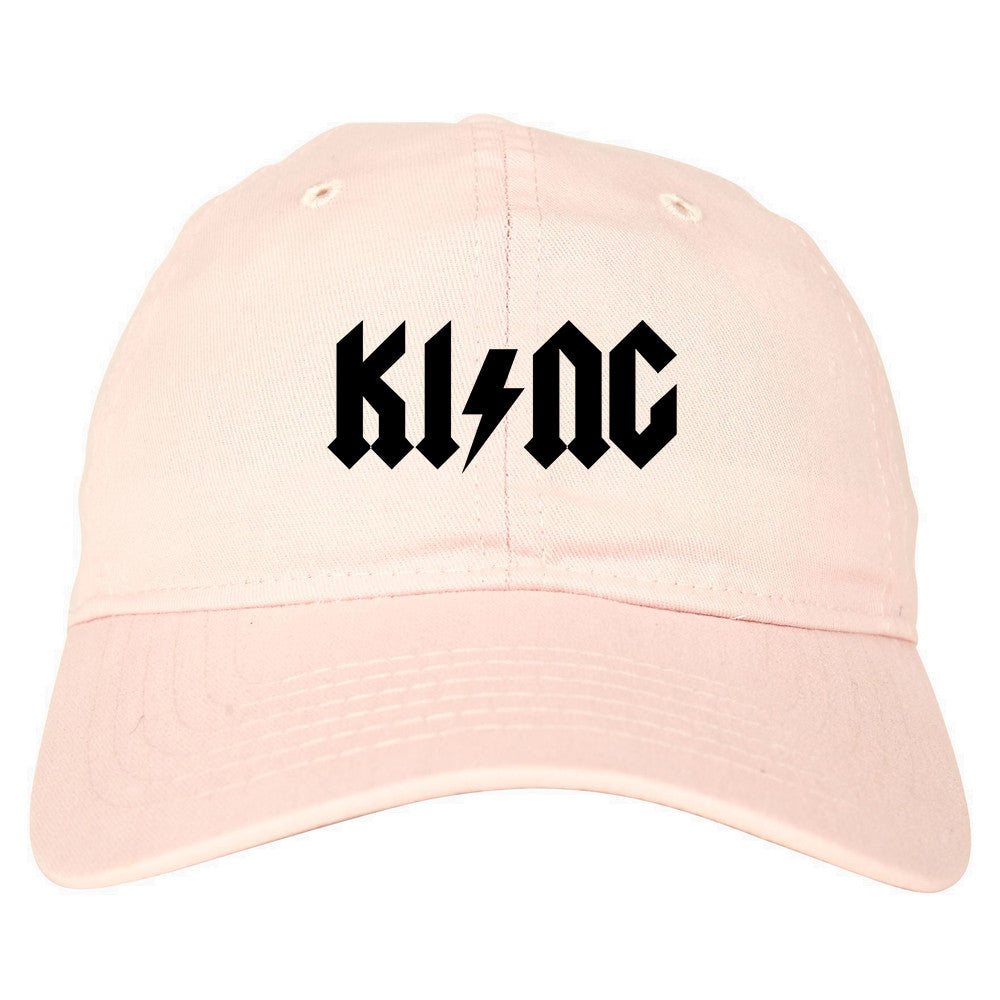KI NG Music Parody Dad Hat in Pink