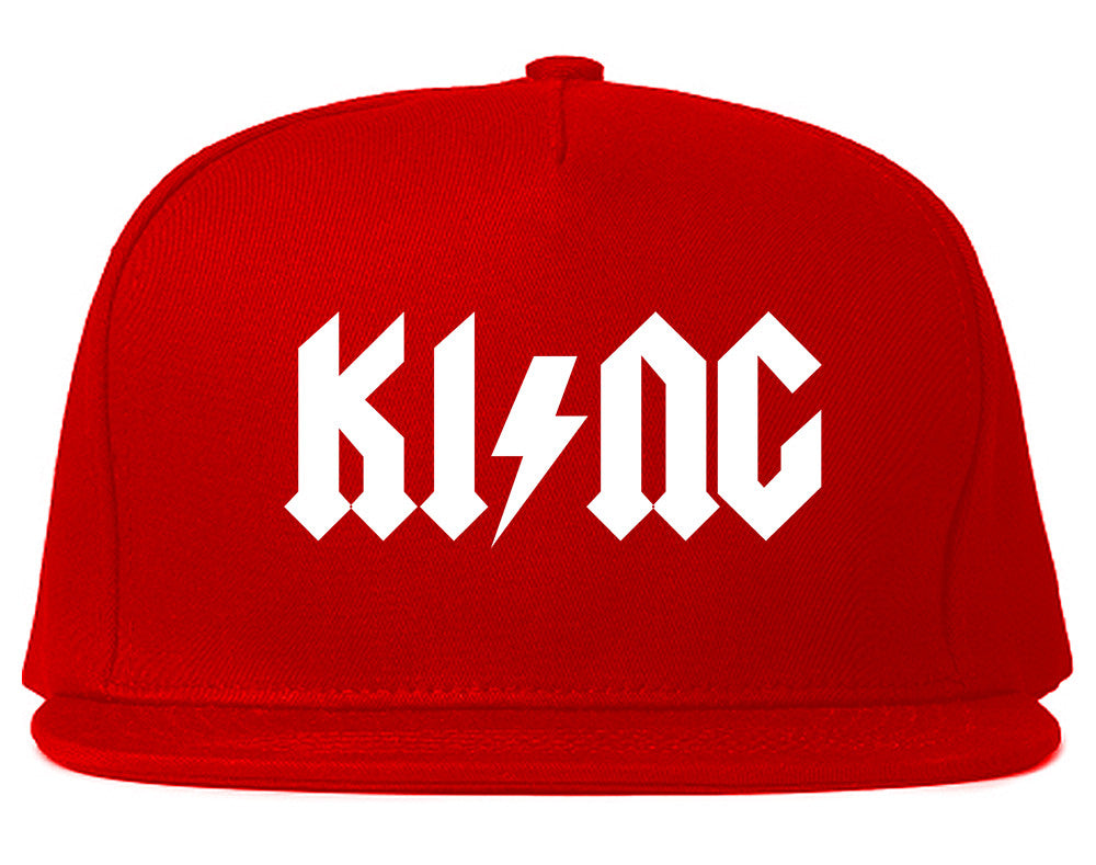 KI NG Music Parody Snapback Hat Cap in Red