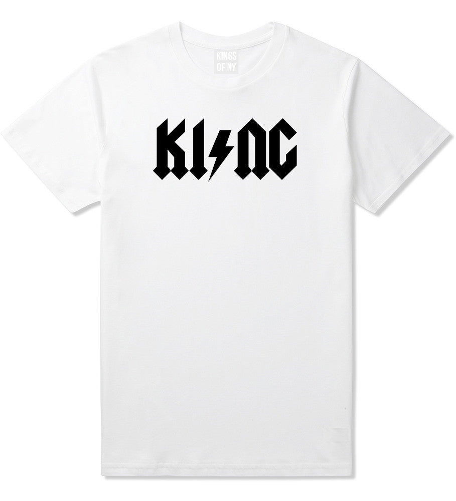 KI NG Music Parody T-Shirt in White