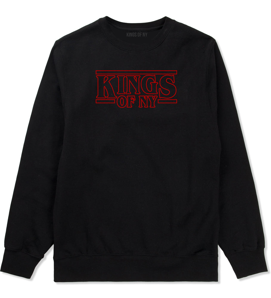 KONY Stranger Things Crewneck Sweatshirt in Black