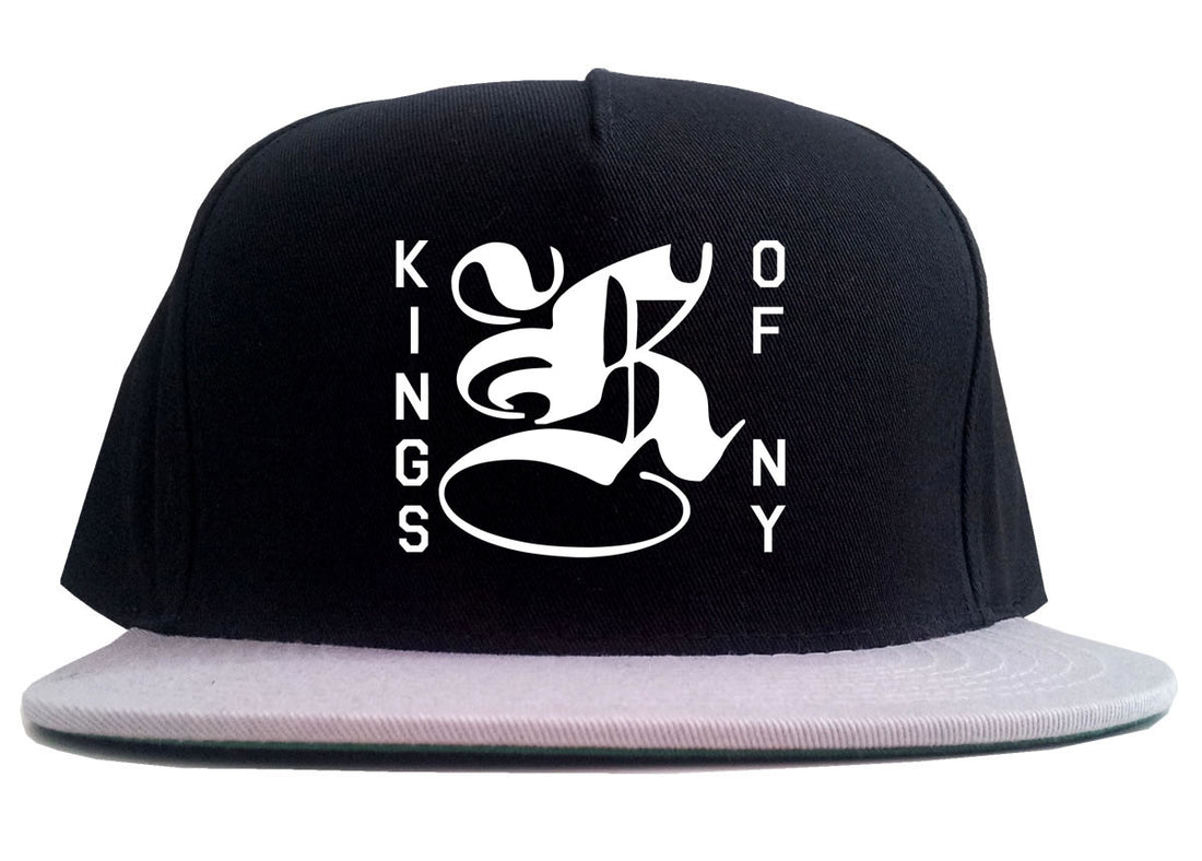 K Middle Chest 2 Tone Snapback Hat Cap
