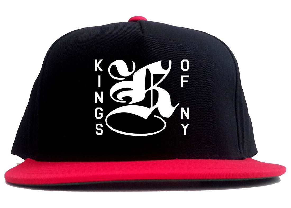 K Middle Chest 2 Tone Snapback Hat Cap