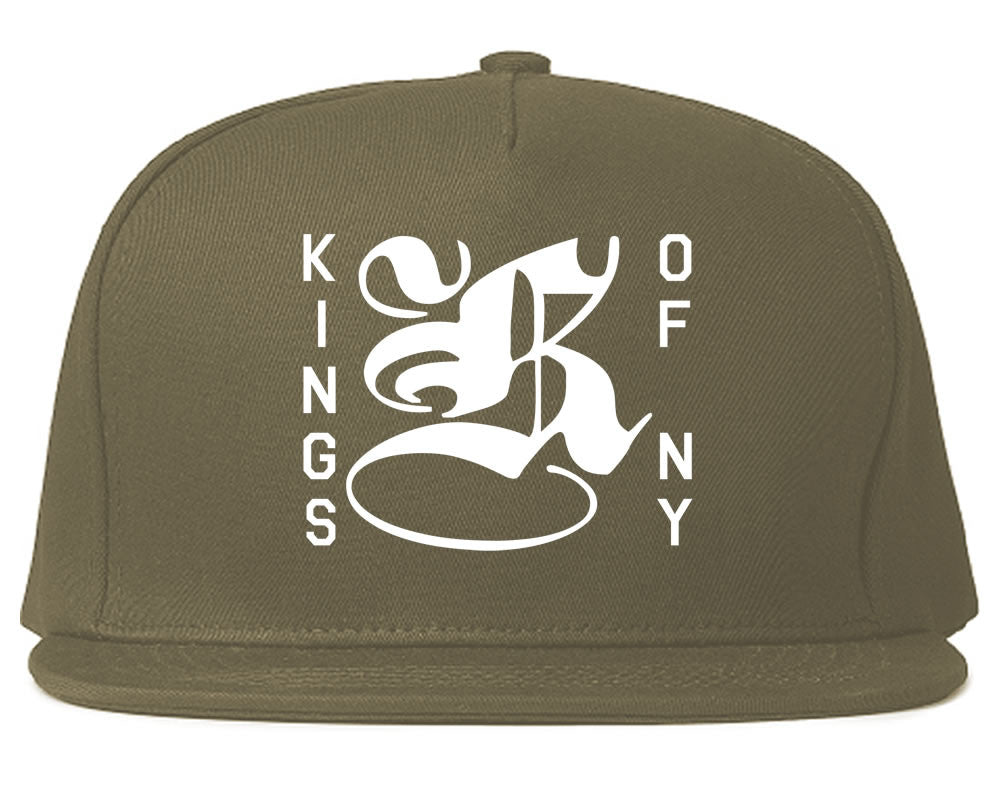 K Middle Chest Snapback Hat Cap