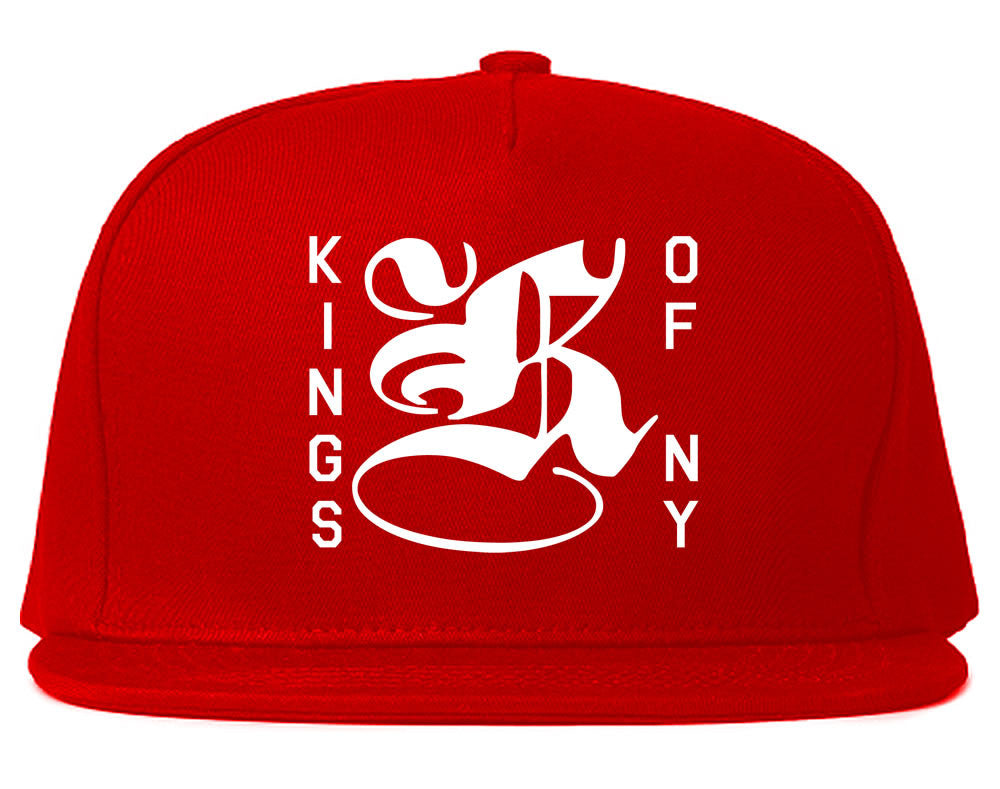 K Middle Chest Snapback Hat Cap