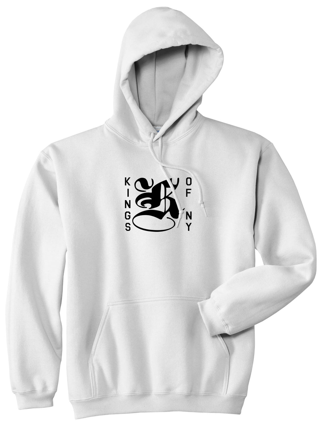 K Middle Chest Pullover Hoodie