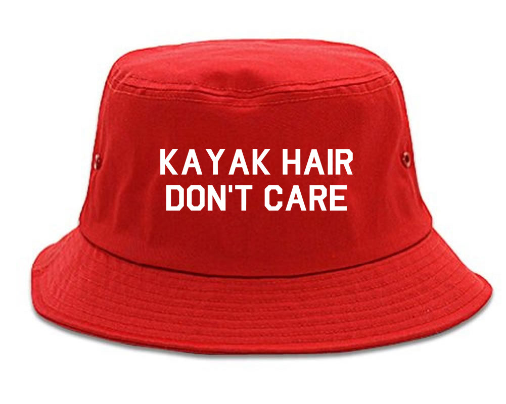 Kayak Hair Dont Care Mens Snapback Hat Red