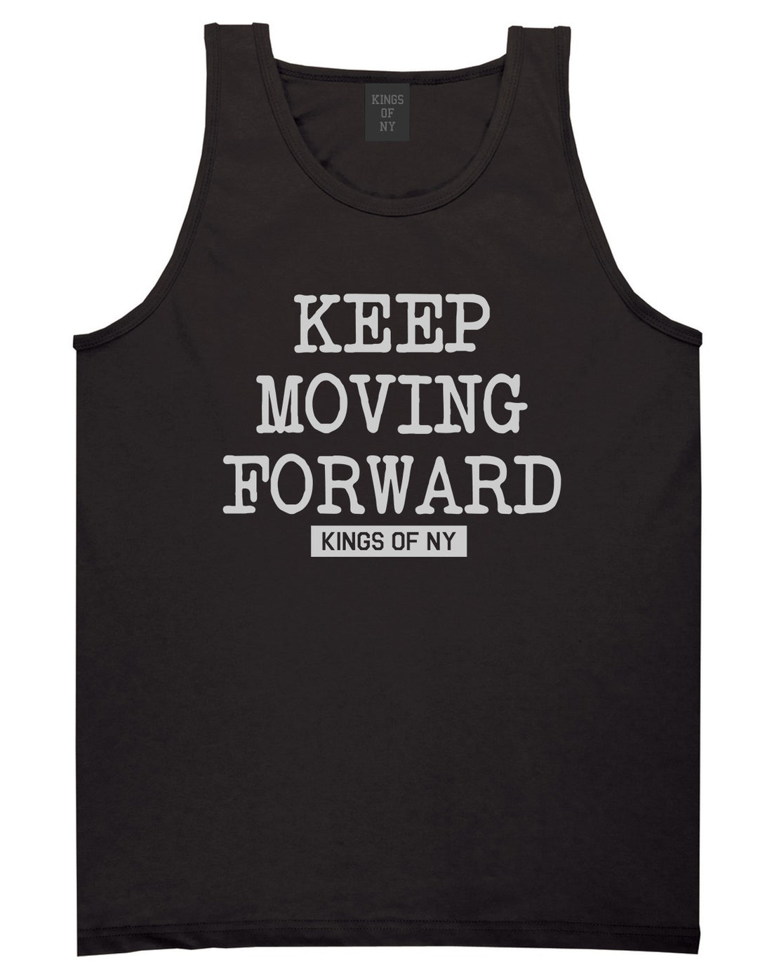 Keep Moving Forward Mens Tank Top Shirt Black