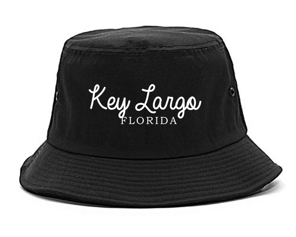 Key Largo Florida Souvenir Mens Bucket Hat Black