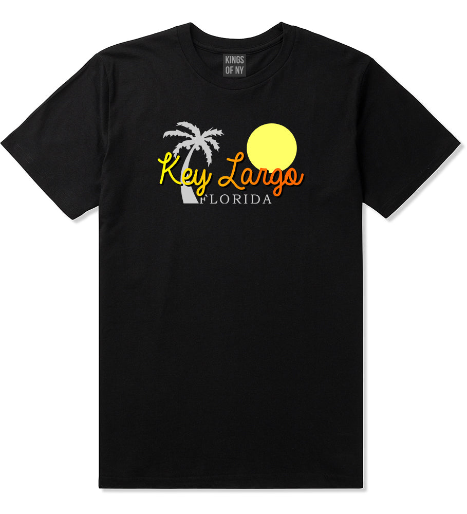 Key Largo Florida Souvenir Mens T-Shirt Black by Kings Of NY