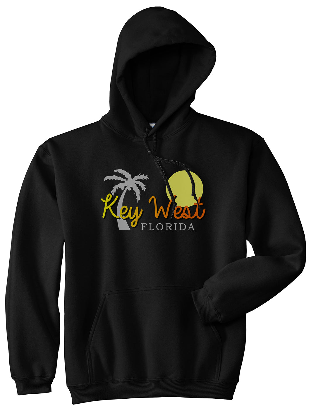 Key West Florida Vacation Mens Pullover Hoodie Black