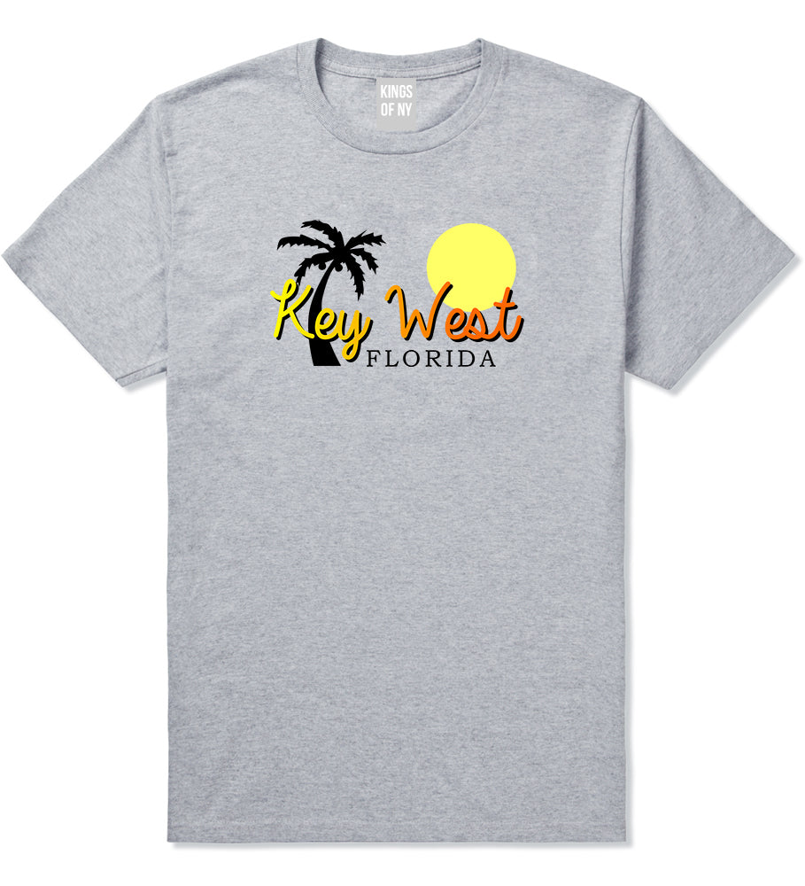 Key West Florida Vacation Mens T Shirt Grey