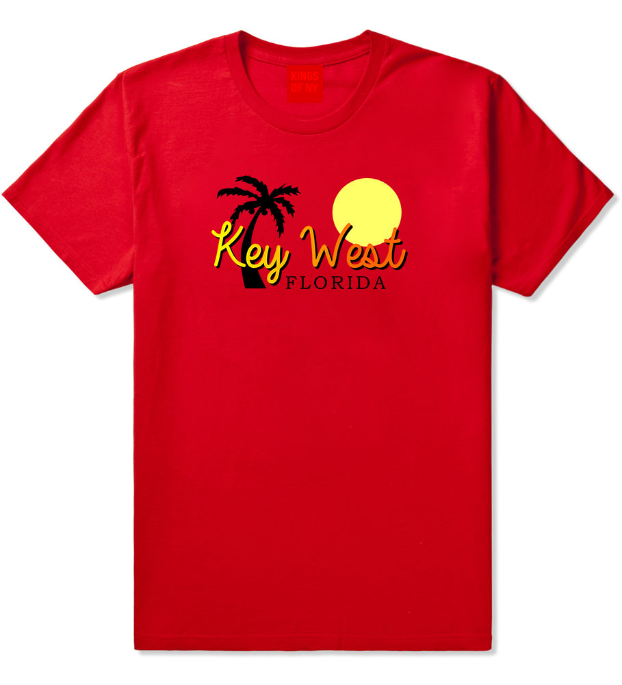 Key West Florida Vacation Mens T Shirt Red