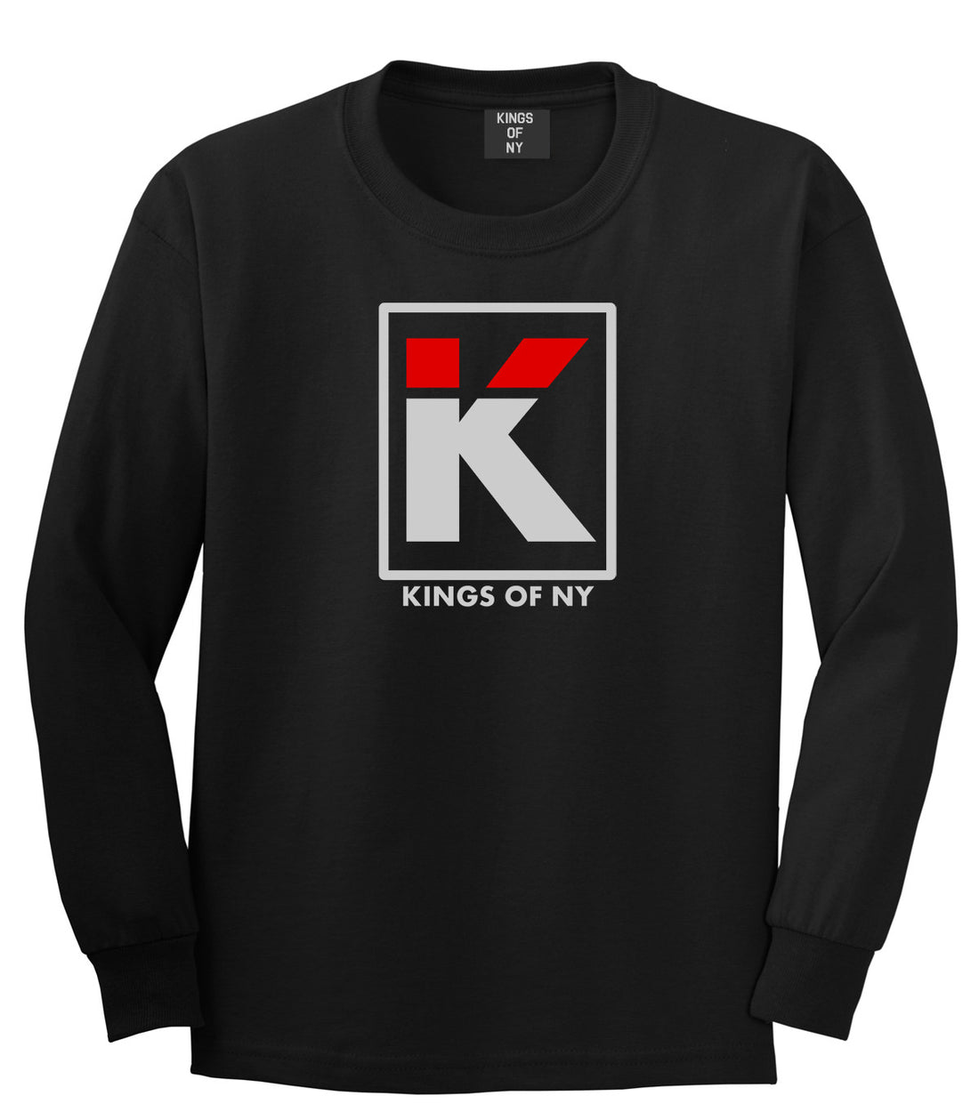 Kila Logo Parody Long Sleeve T-Shirt in Black