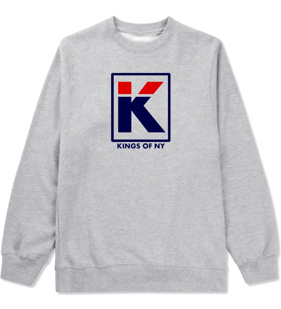 Kila Logo Parody Crewneck Sweatshirt in Grey