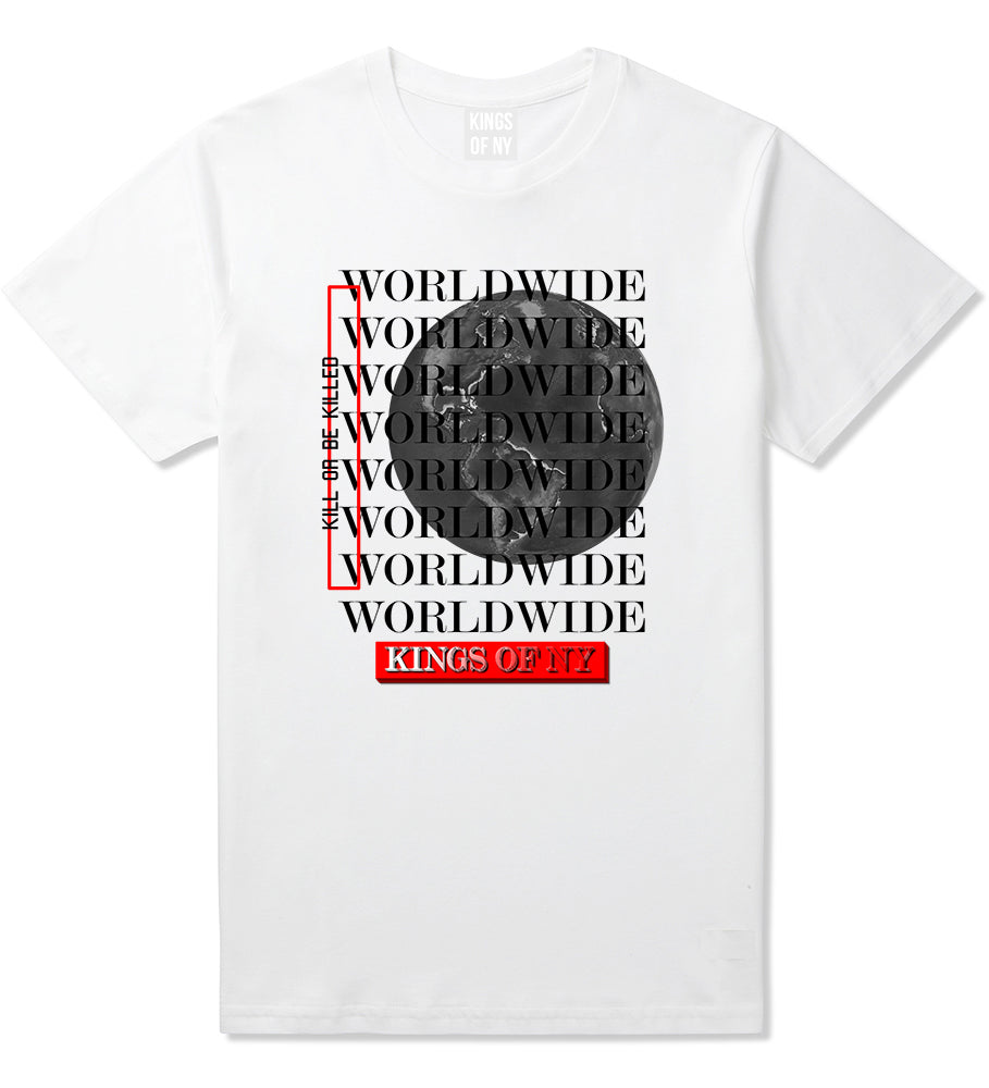 Killin Worldwide Mens T-Shirt White