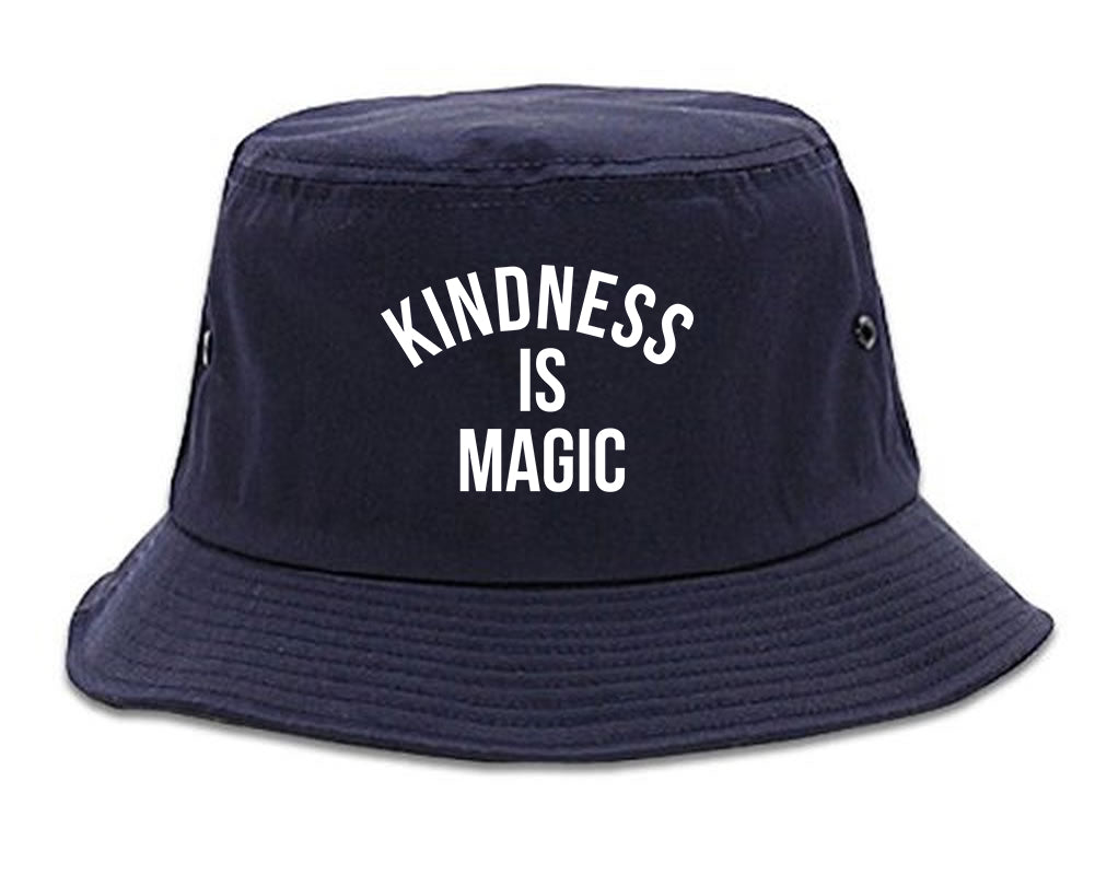 Kindess Is Magic Mens Snapback Hat Navy Blue