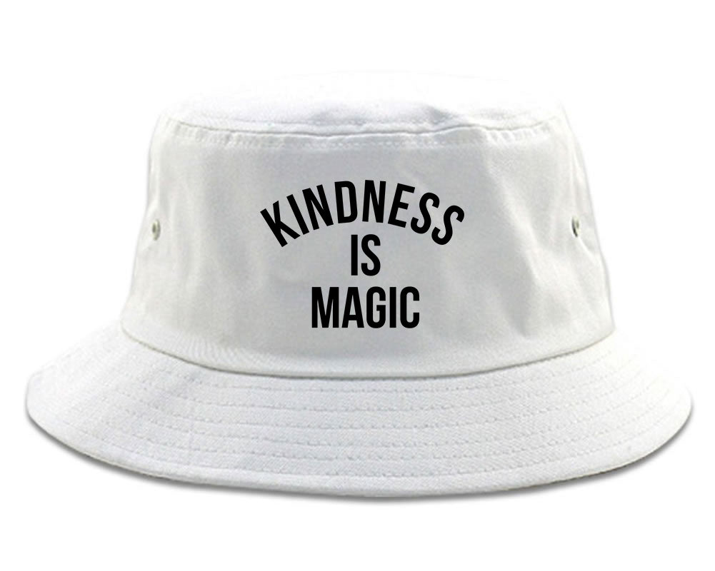 Kindess Is Magic Mens Snapback Hat White