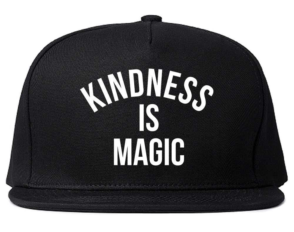 Kindess Is Magic Mens Snapback Hat Black