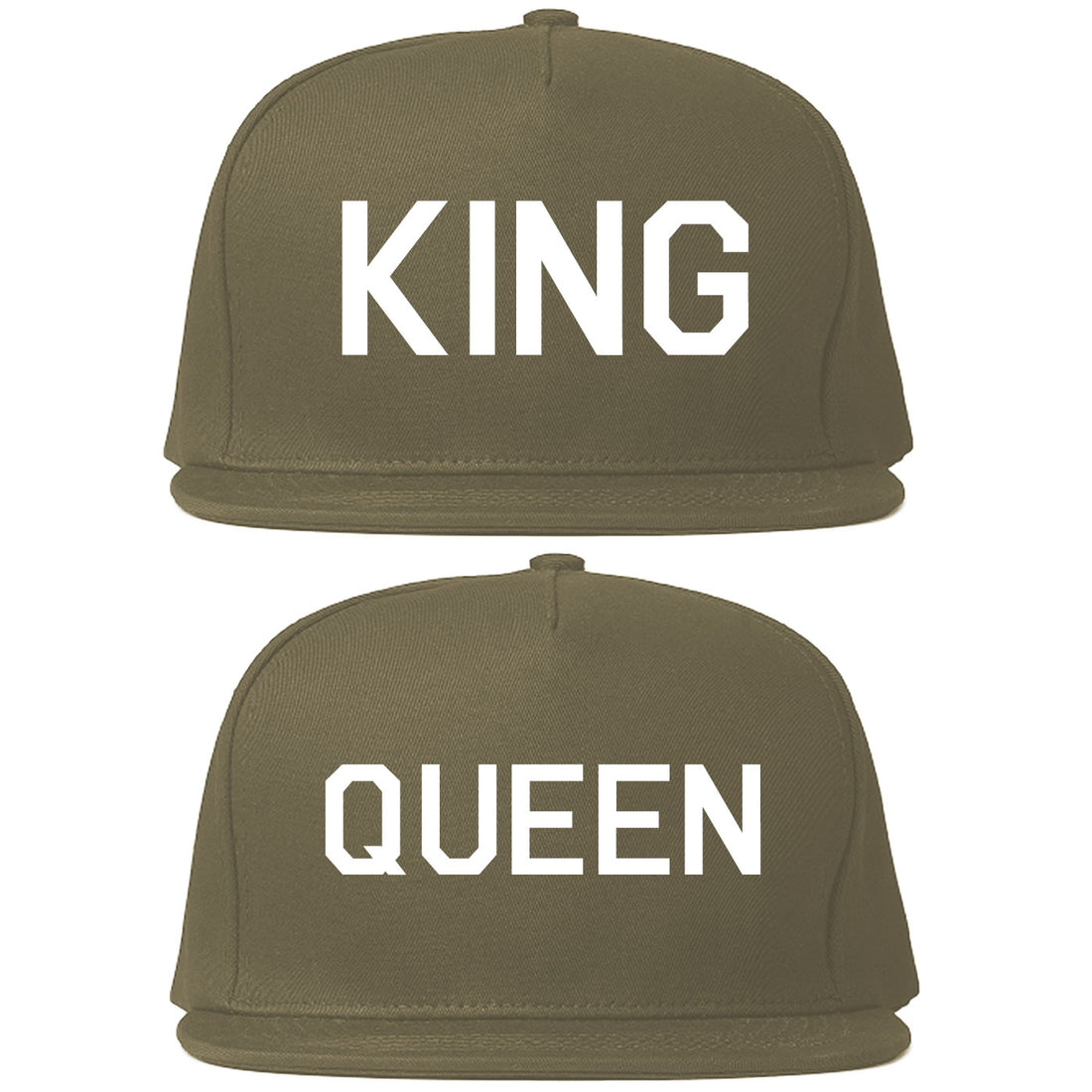 King And Queen Snapback Hats