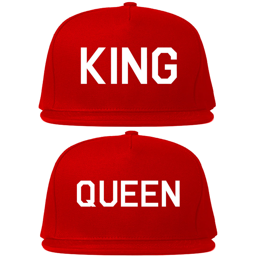 King And Queen Snapback Hats - Main Image
