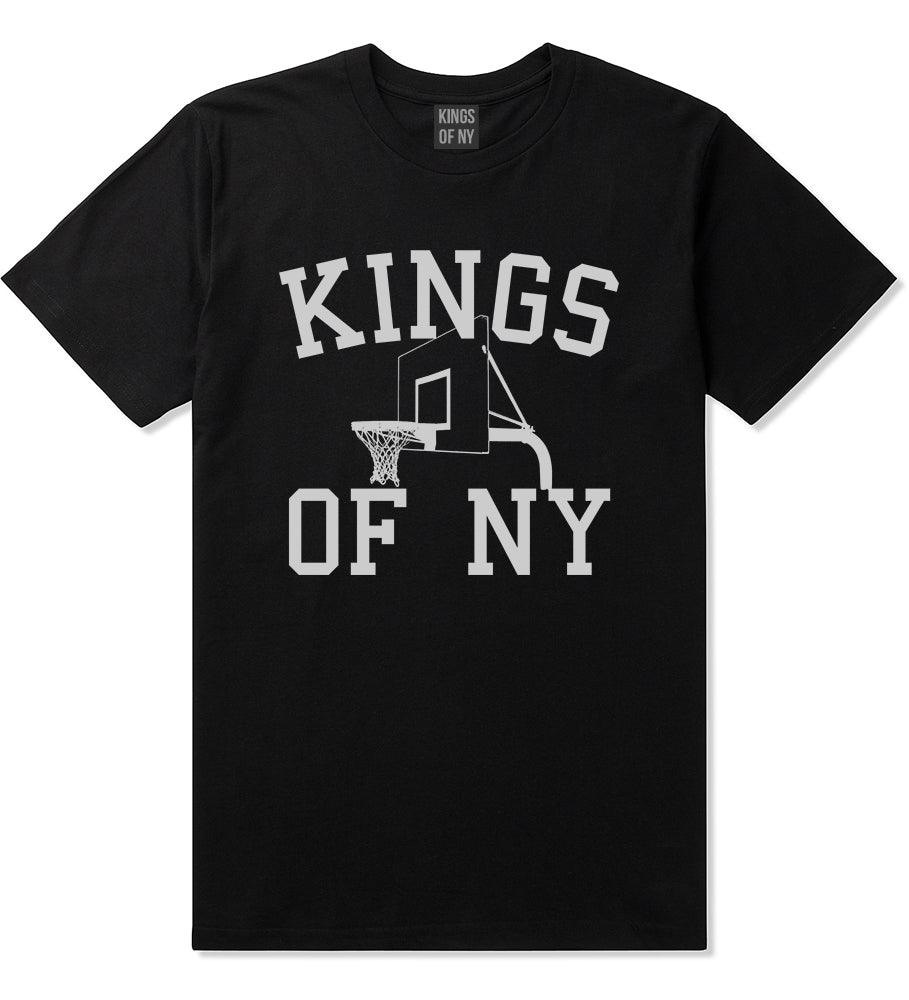 Kings Of NY Basketball Hoop Mens T-Shirt Black
