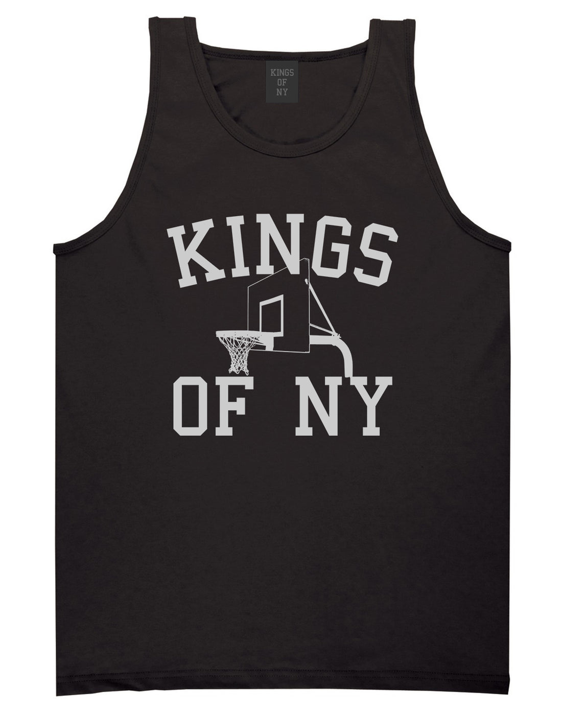 Kings Of NY Basketball Hoop Mens Tank Top T-Shirt Black