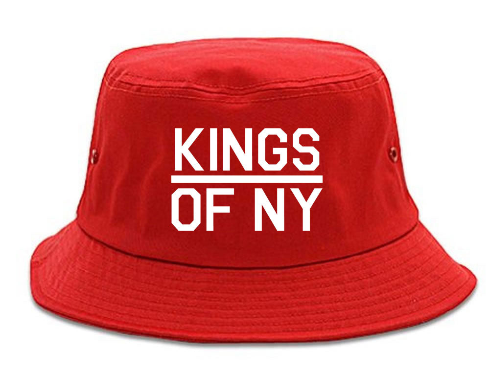 Kings Of NY Classic Chest Logo Mens Snapback Hat Red