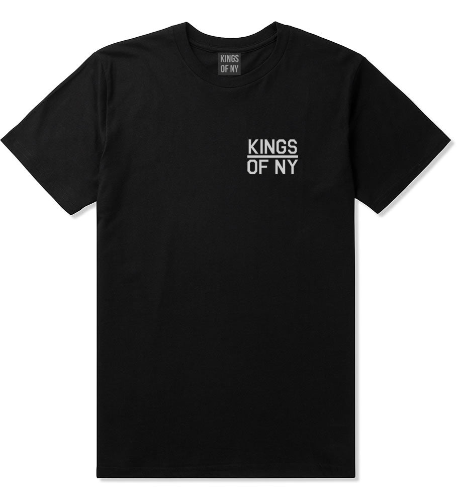 Kings Of NY Classic Chest Logo Mens T Shirt Black