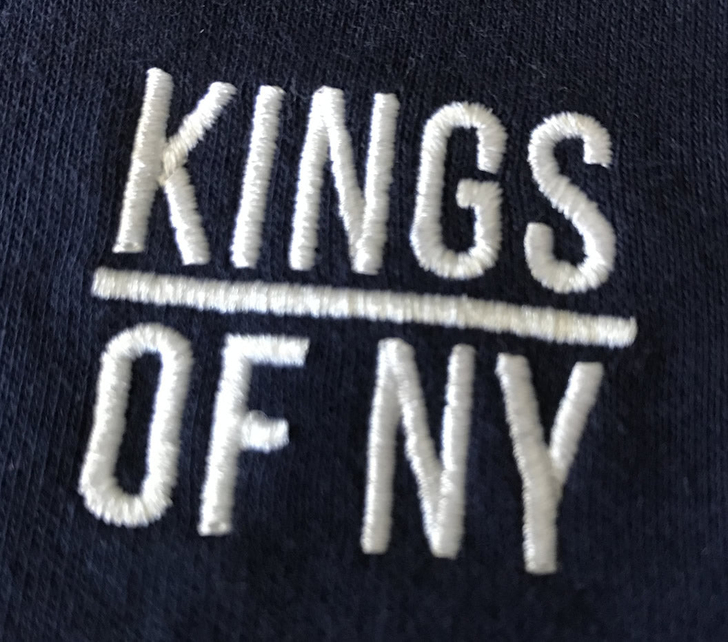 Kings Of NY Classic Logo Drawstring Mens Sweat Shorts