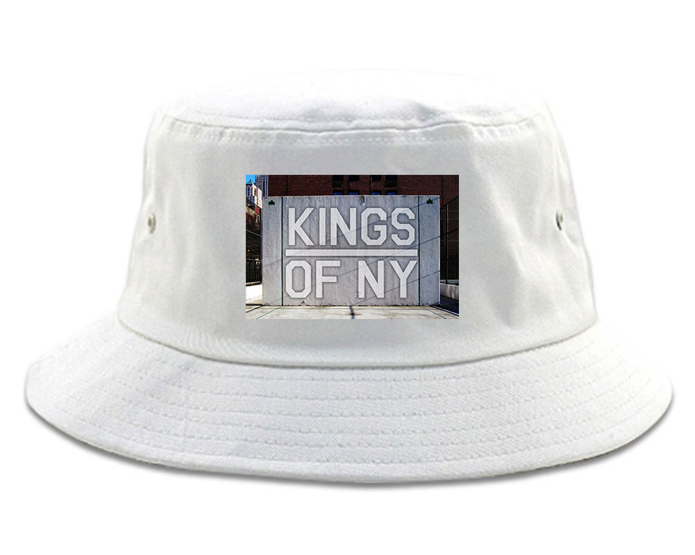 Kings Of NY Handball Court Mens Snapback Hat White