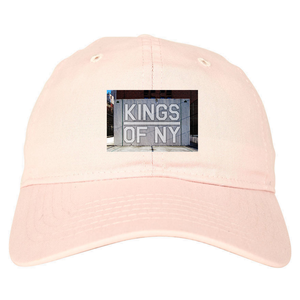 Kings Of NY Handball Court Mens Dad Hat Baseball Cap Pink