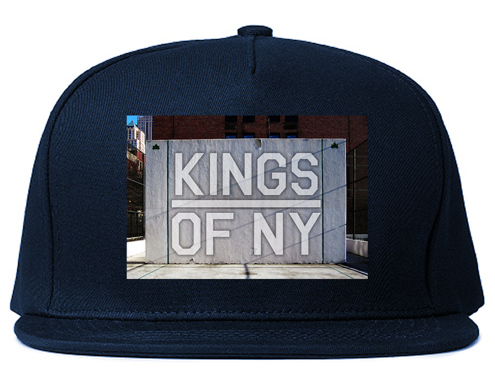 Kings Of NY Handball Court Mens Snapback Hat Navy Blue