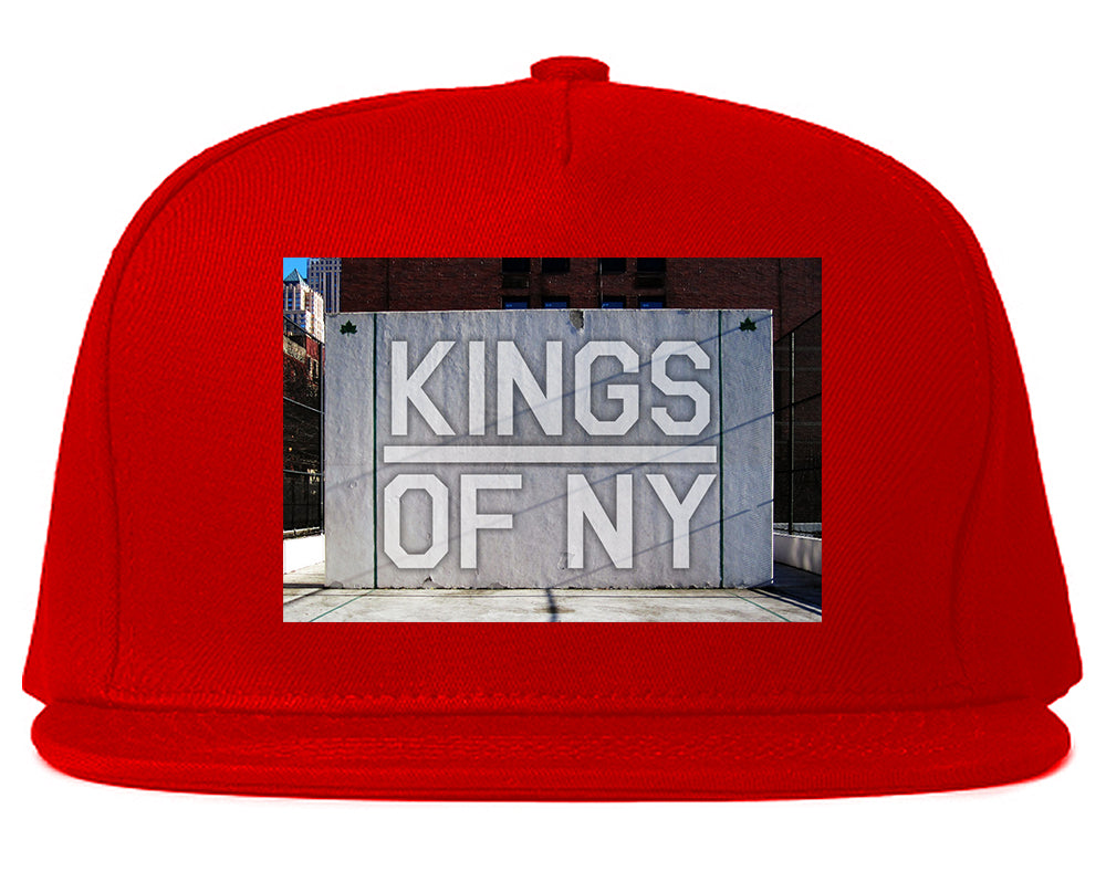 Kings Of NY Handball Court Mens Snapback Hat Red