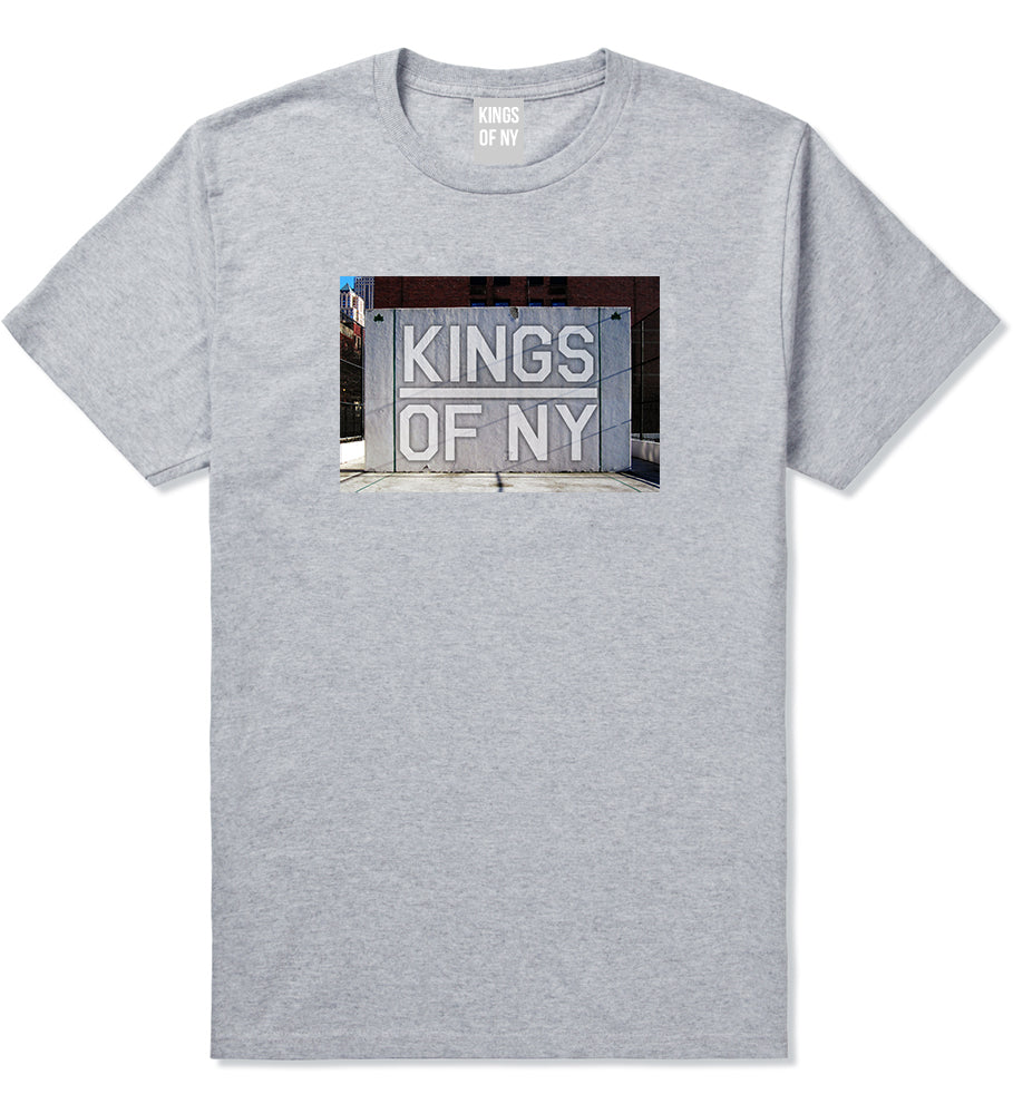 Kings Of NY Handball Court Mens T Shirt Grey