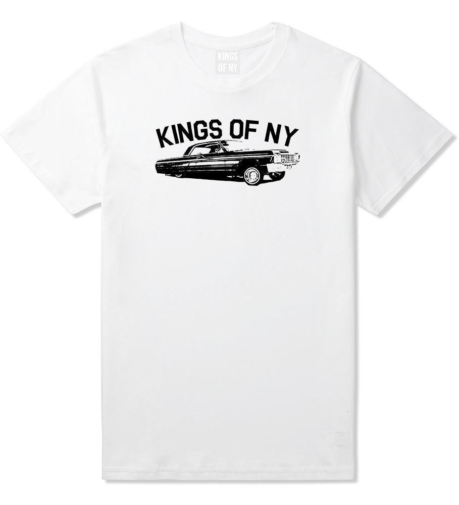 Kings Of NY Lowrider Mens T-Shirt White by Kings Of NY