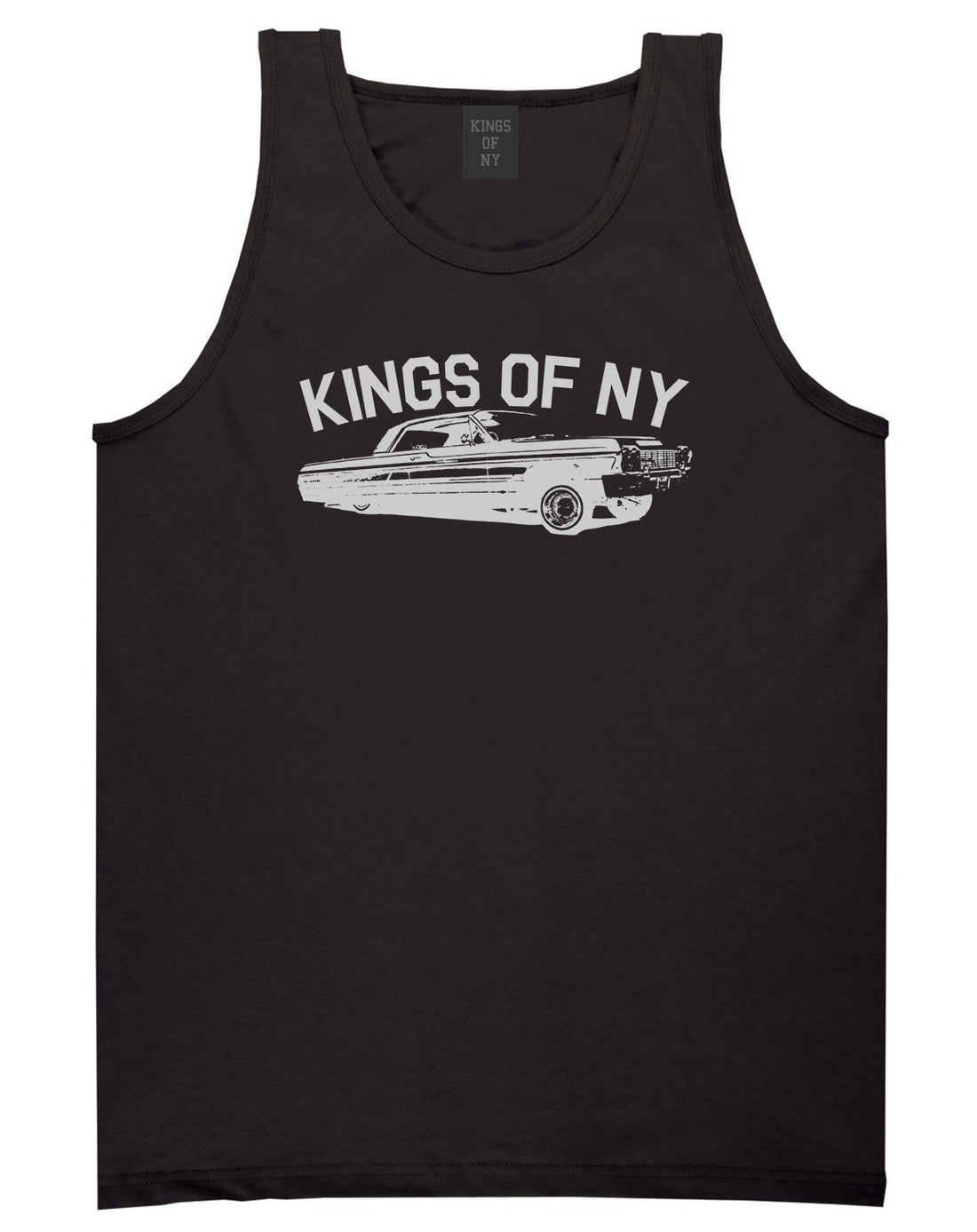 Kings Of NY Lowrider Mens Tank Top Shirt Black by Kings Of NY