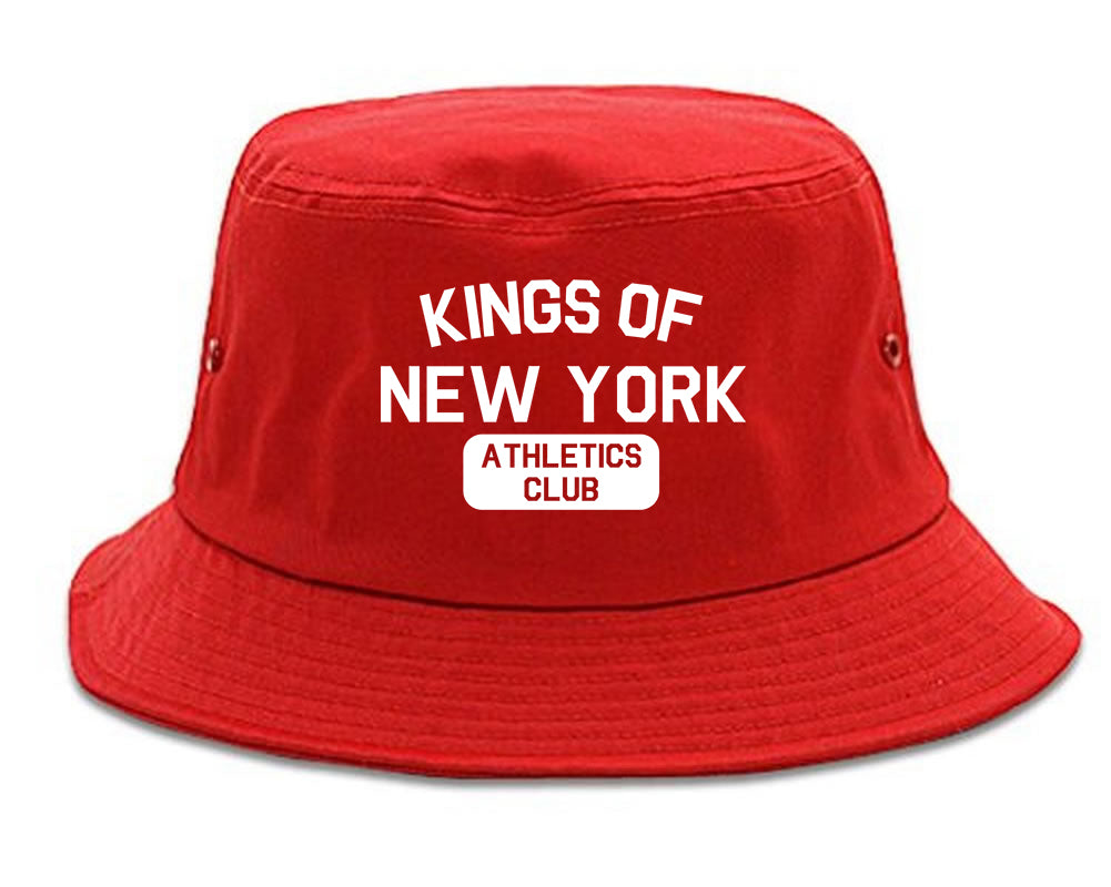Kings Of New York Athletics Club Mens Snapback Hat Red