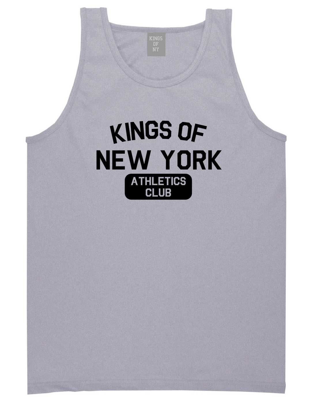 Kings Of New York Athletics Club Mens Tank Top Shirt Grey