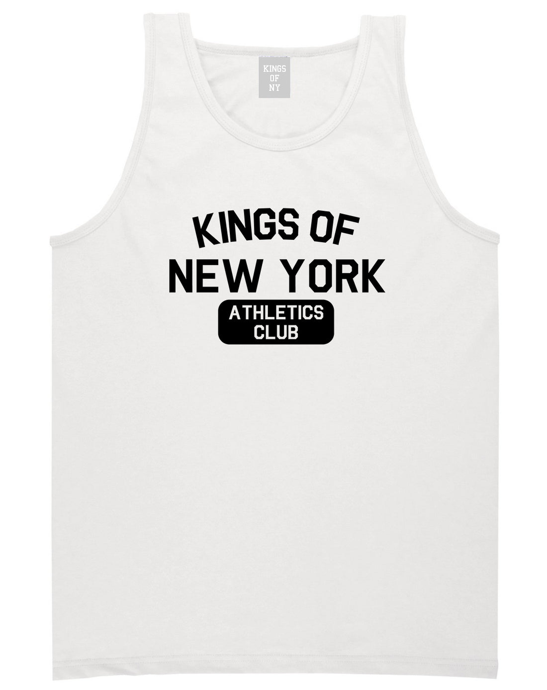 Kings Of New York Athletics Club Mens Tank Top Shirt White