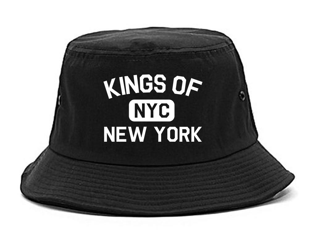 Kings Of New York Gym NYC Mens Bucket Hat Black